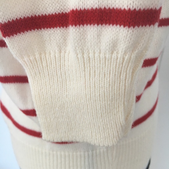 vintage It’s pure Gould sweater made In America size M red & white - Picture 4 of 8